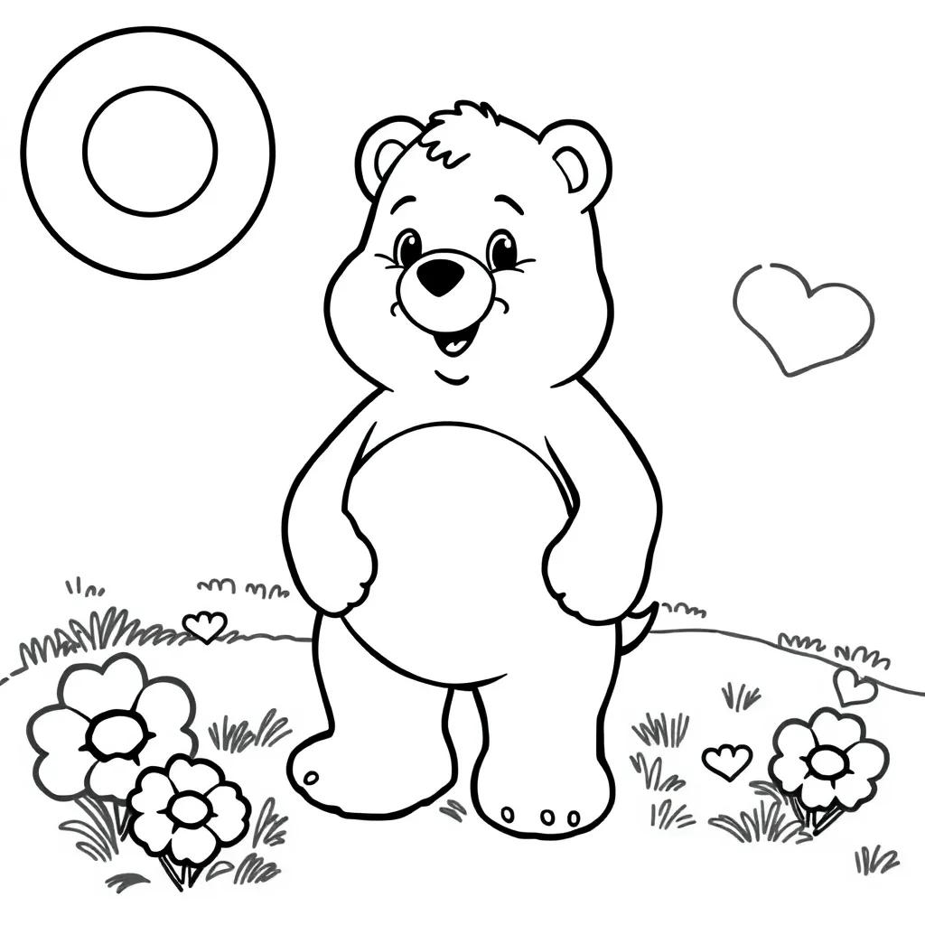 Stoner Care Bear Coloring Pages