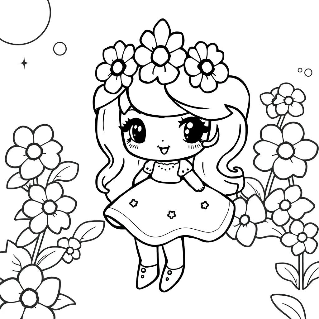 Strawberry Shortcake Princess Coloring Pages