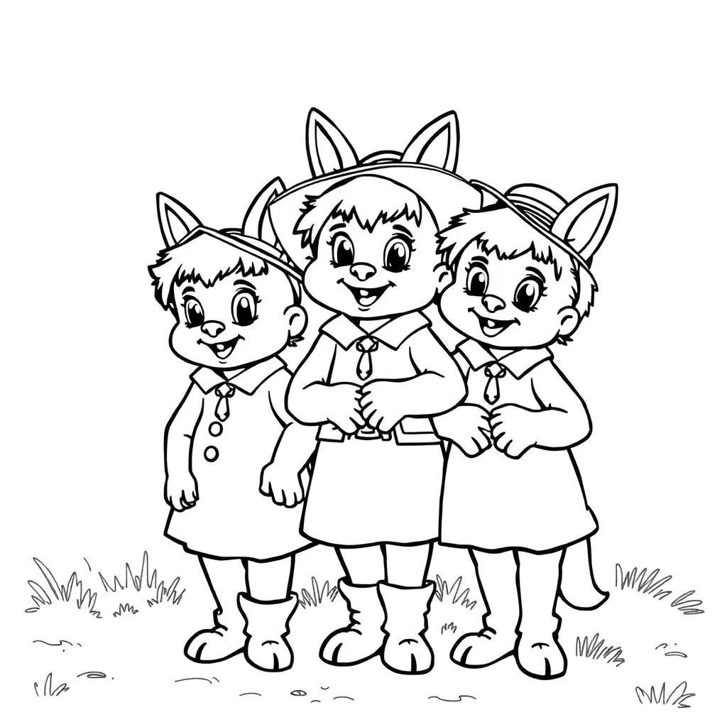 Sturniolo Triplets Coloring Pages