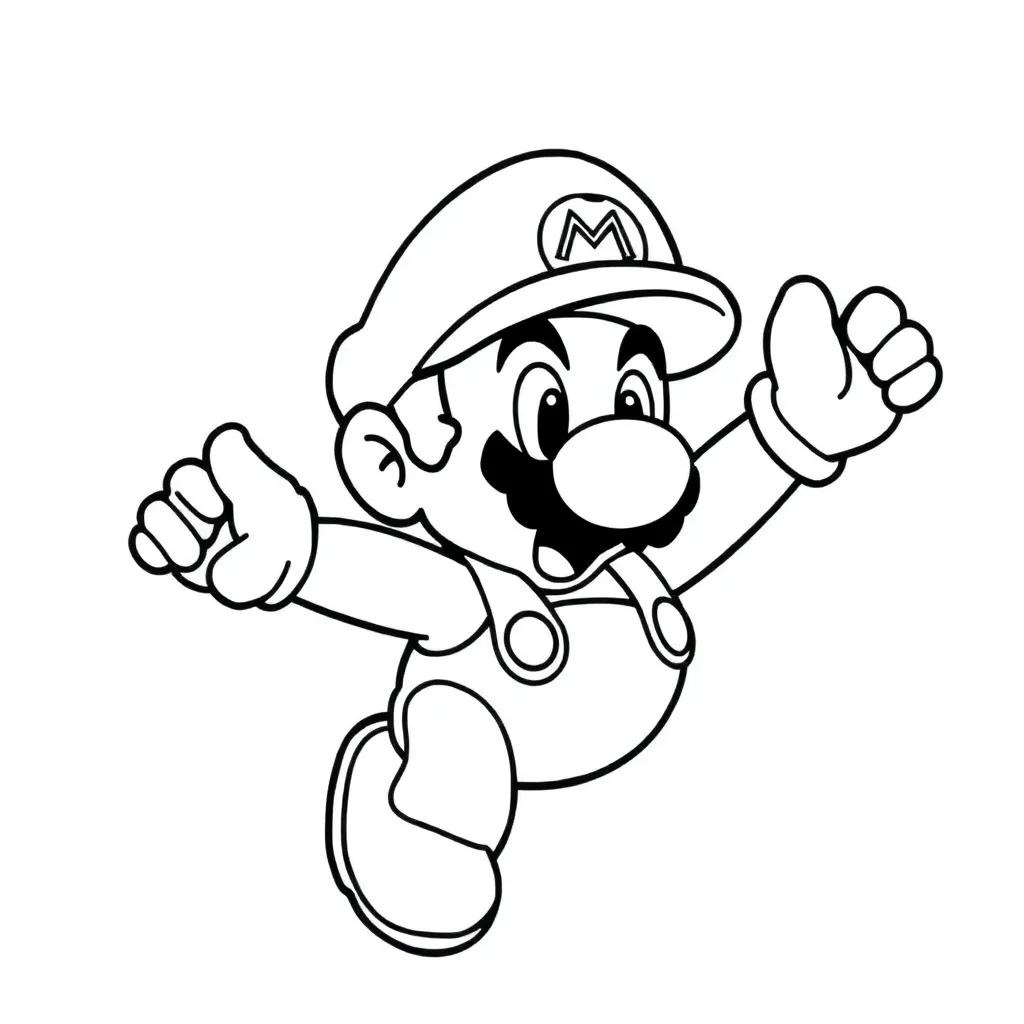 Super Mario Coloring Pages Printable