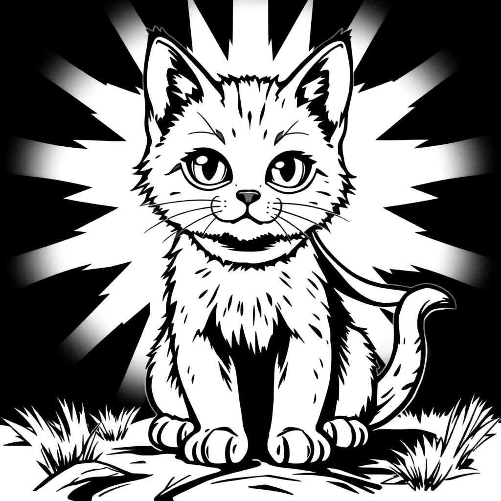 Superkitties Ginny Coloring Page
