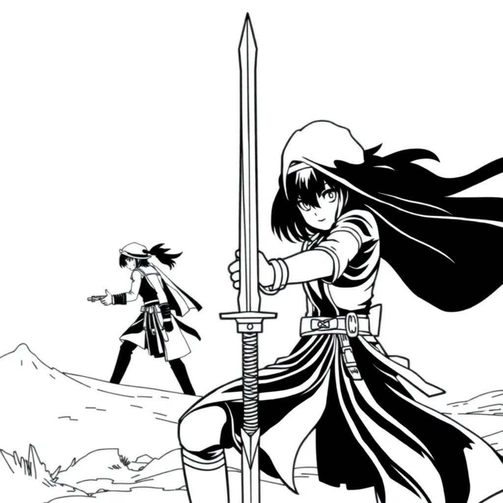 Sword Art Online Coloring Pages