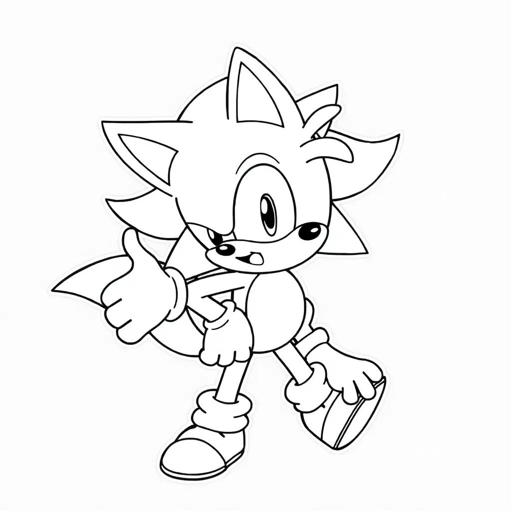 Tails From Sonic Coloring Page