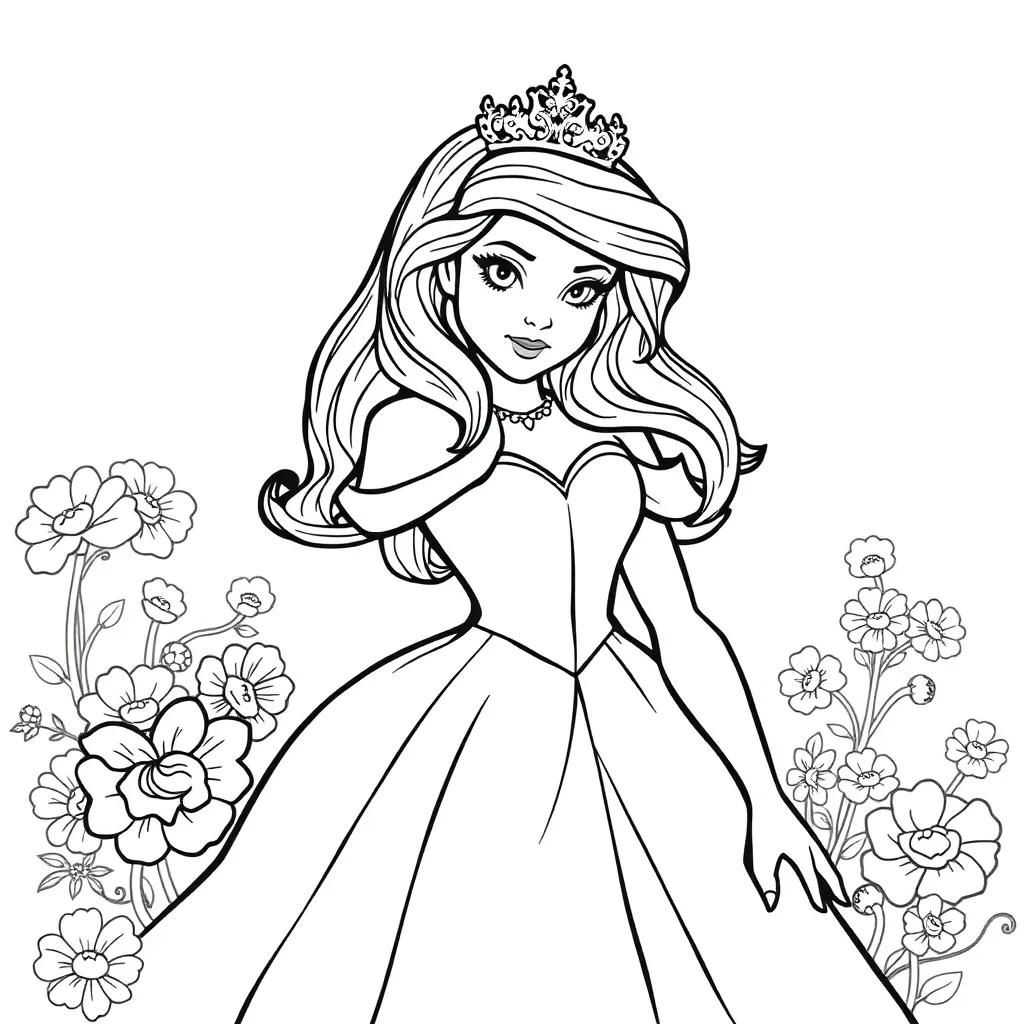 Tattooed Disney Princess Coloring Pages