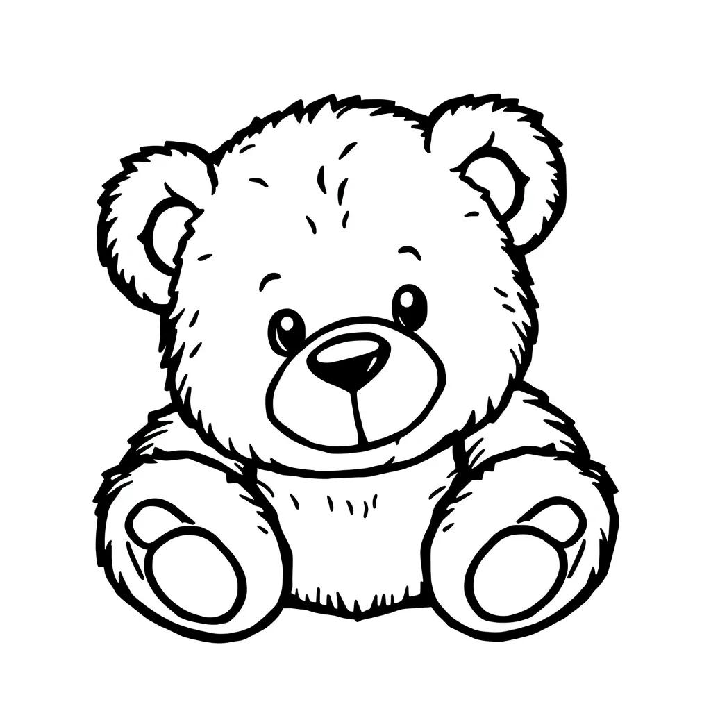 Teddy Bear Free Coloring Pages
