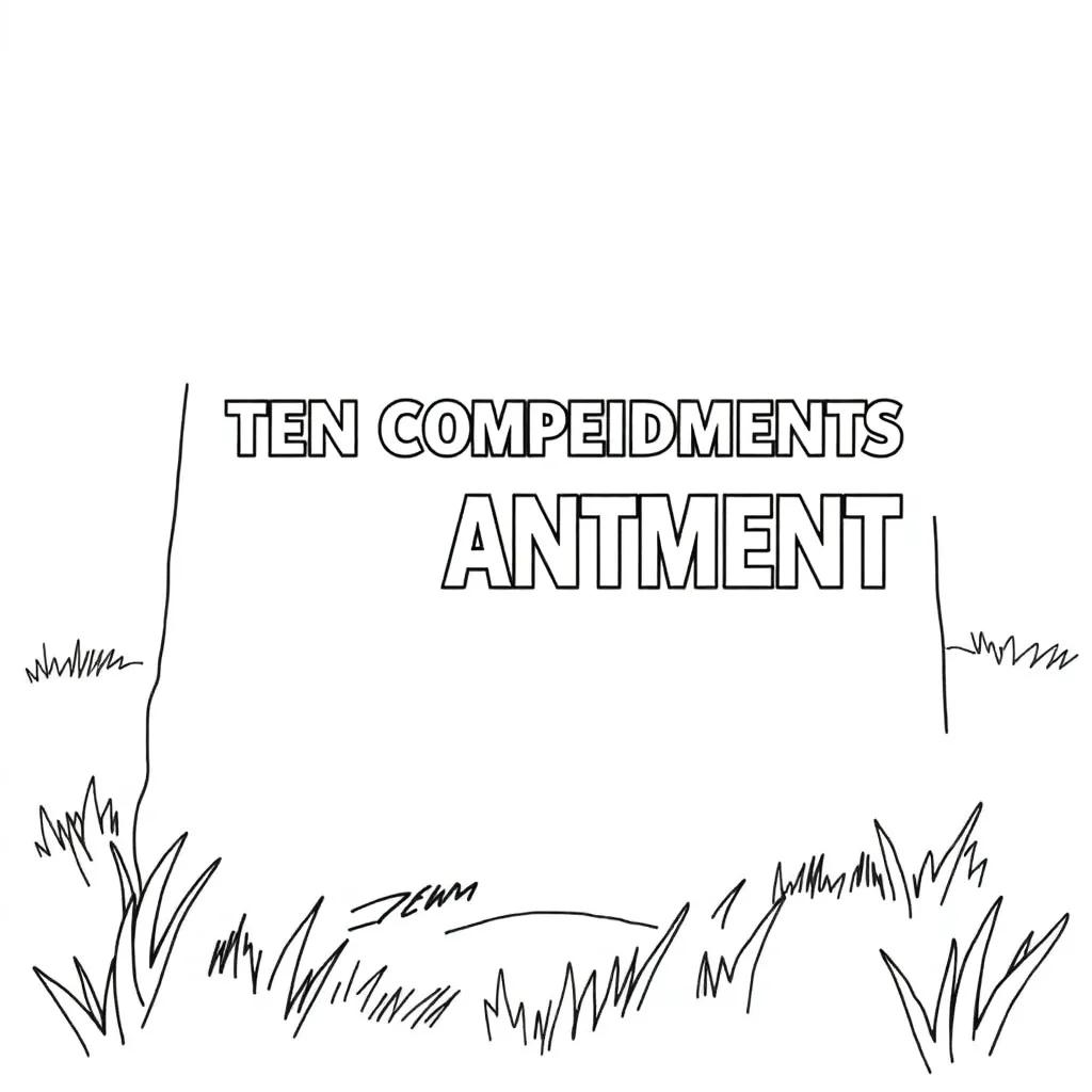 Ten Commandments Coloring Pages Free