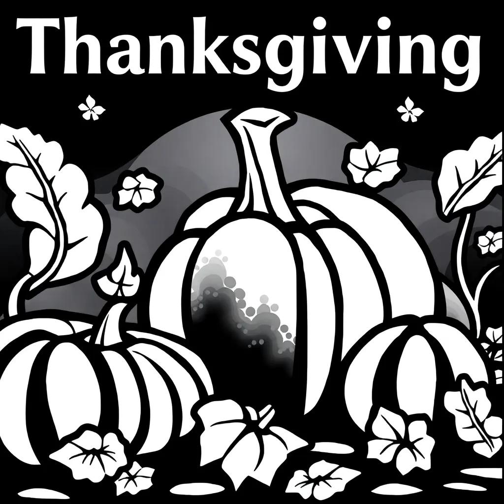 Thanksgiving Fall Coloring Pages