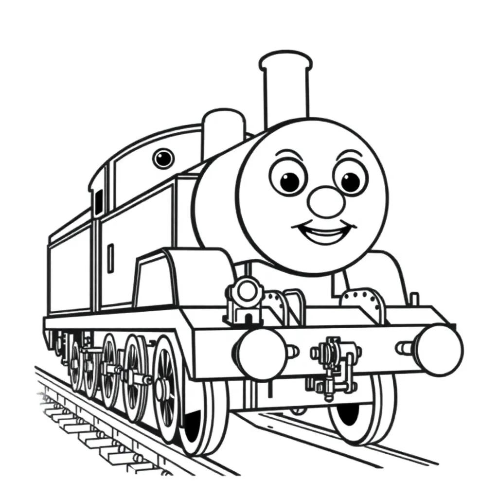 Thomas Train Coloring Page