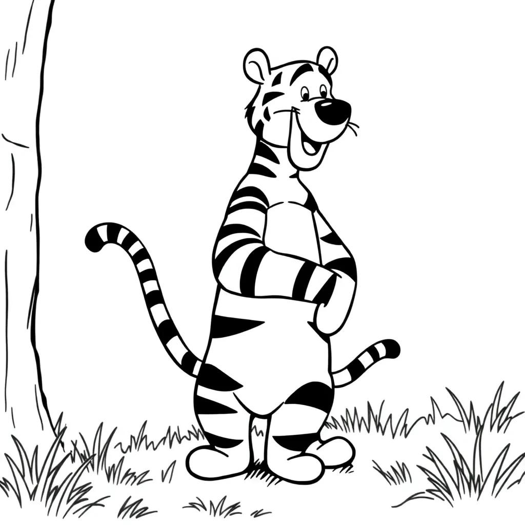 Tigger And Pooh Coloring Pages