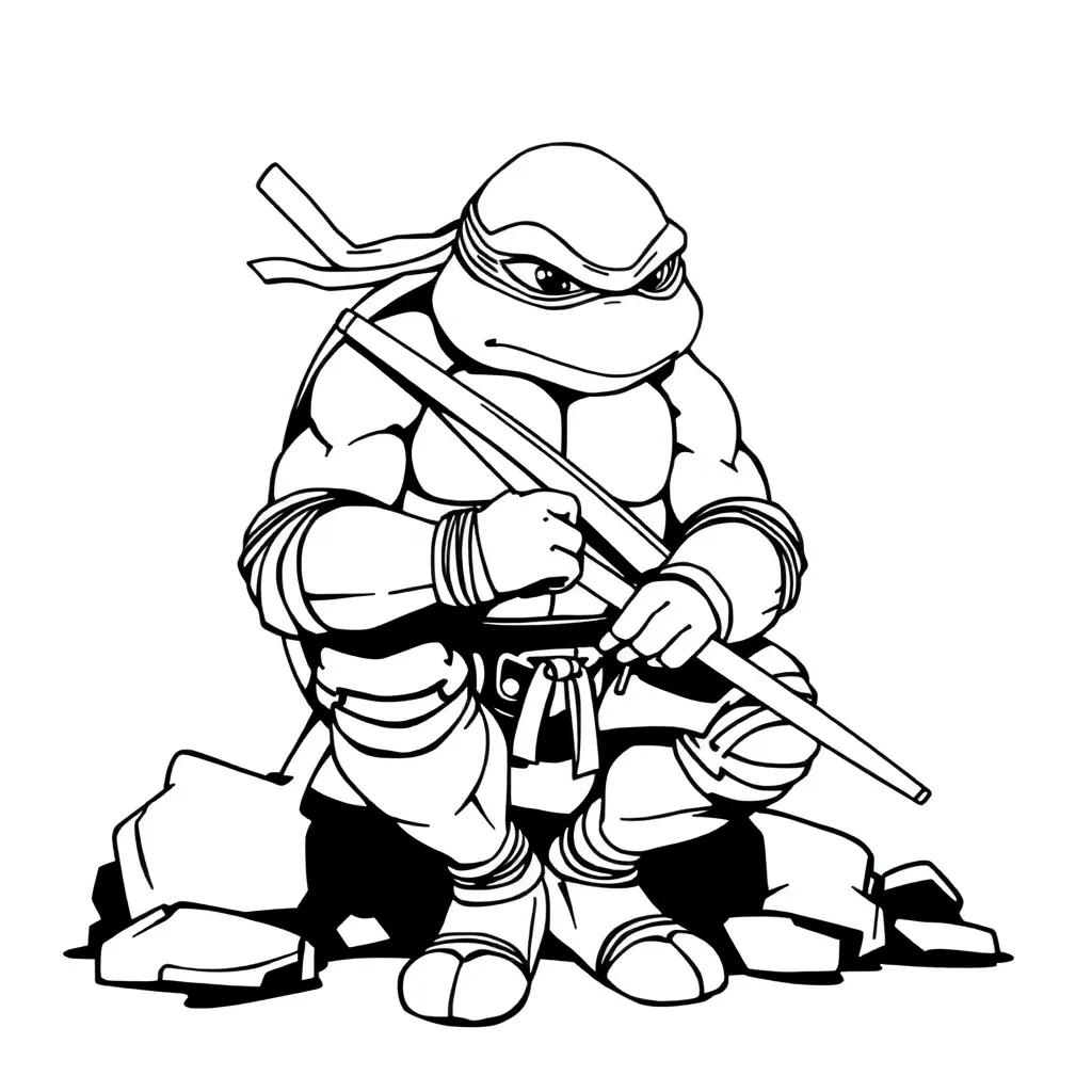 Tmnt Donatello Coloring Pages