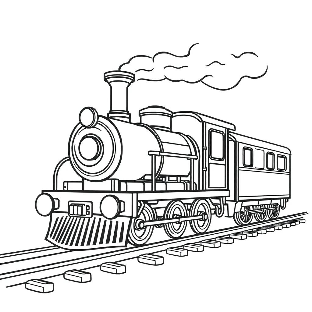 Train Coloring Pages Printable
