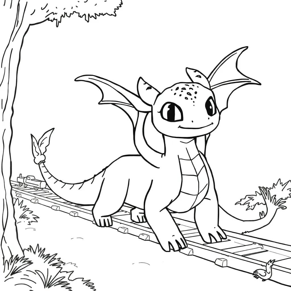 Train Your Dragon Coloring Pages