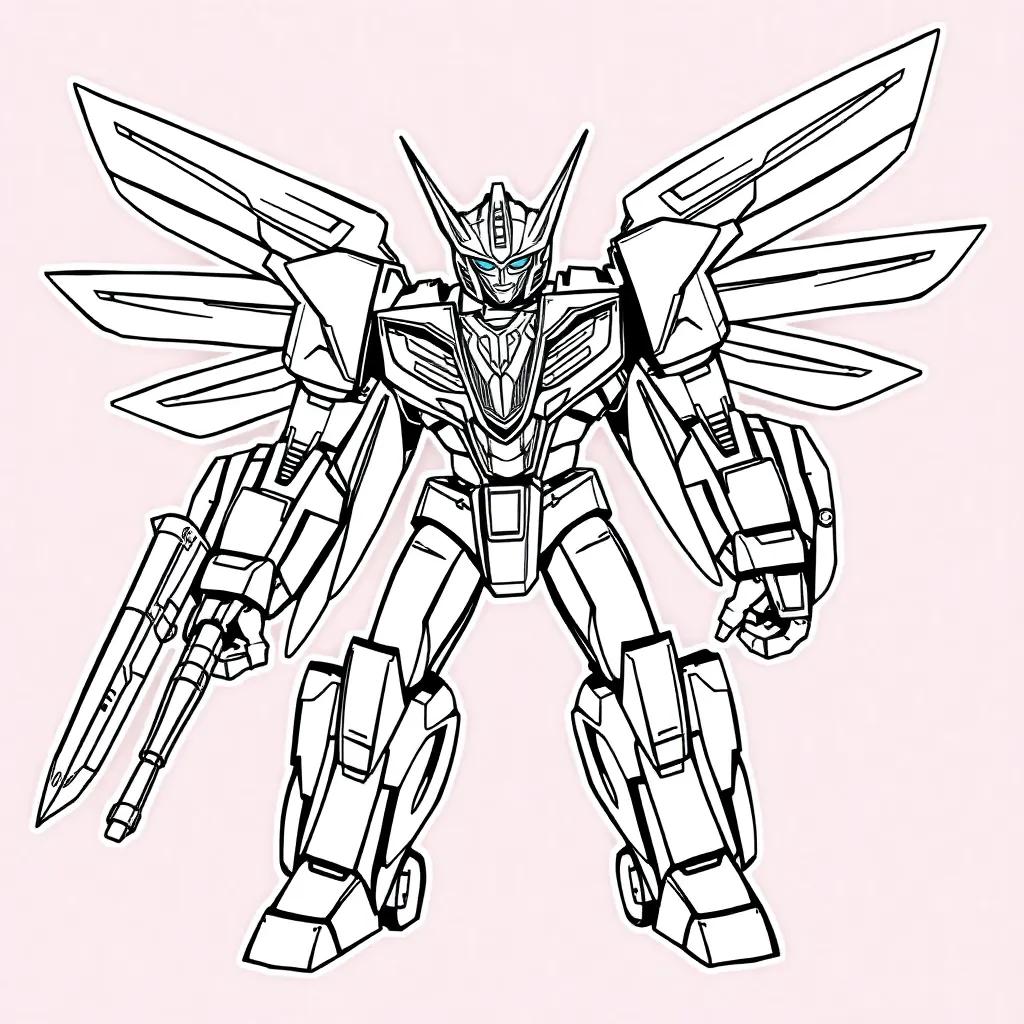 Transformers Coloring Pages Starscream
