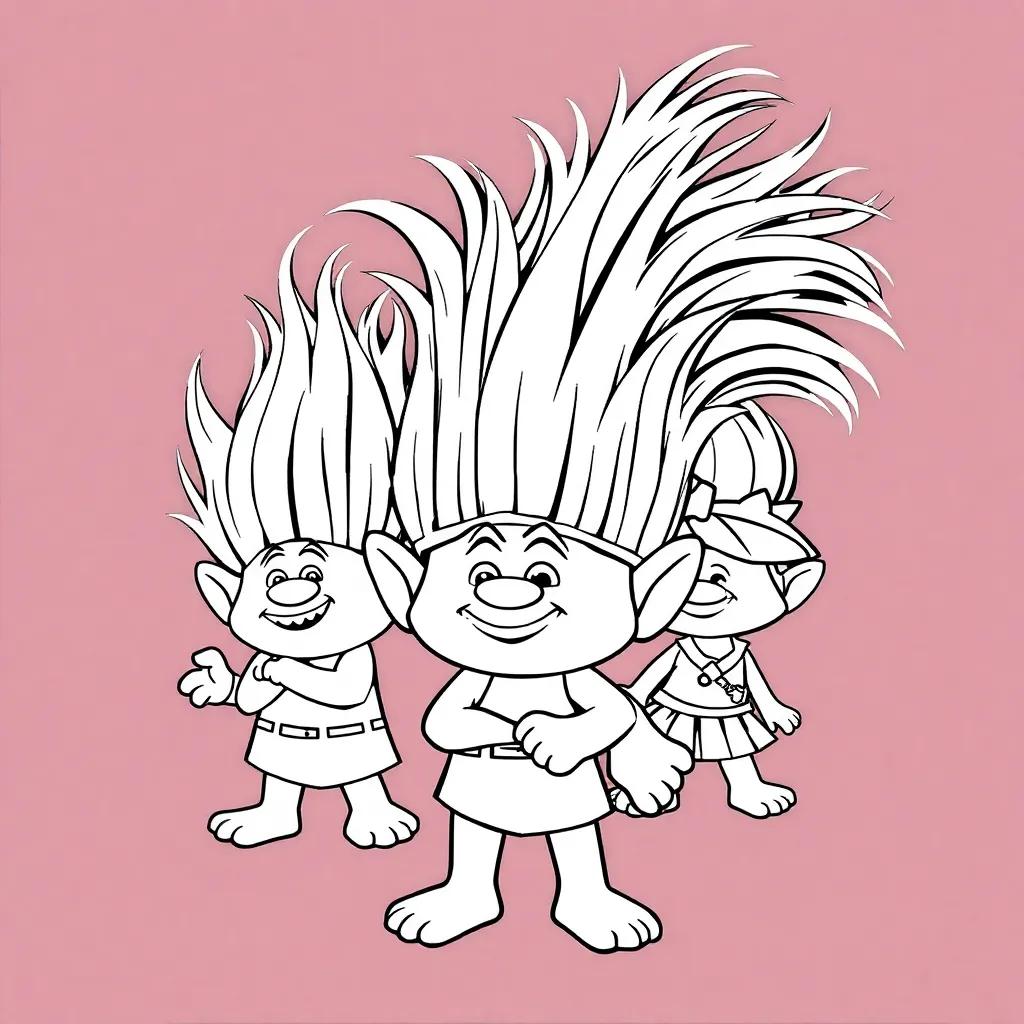 Trolls World Tour Coloring Pages