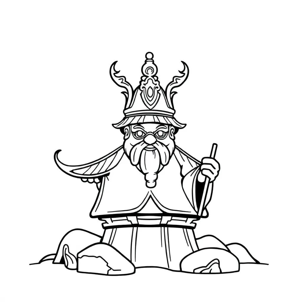 Tung Tung Tung Sahur Coloring Page