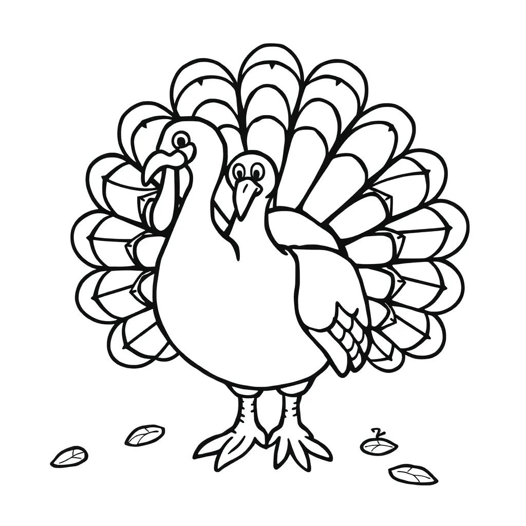 Turkey Color Pages Free