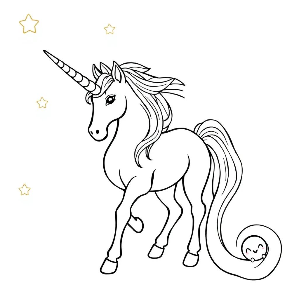 Unicorn Coloring Pages For Free