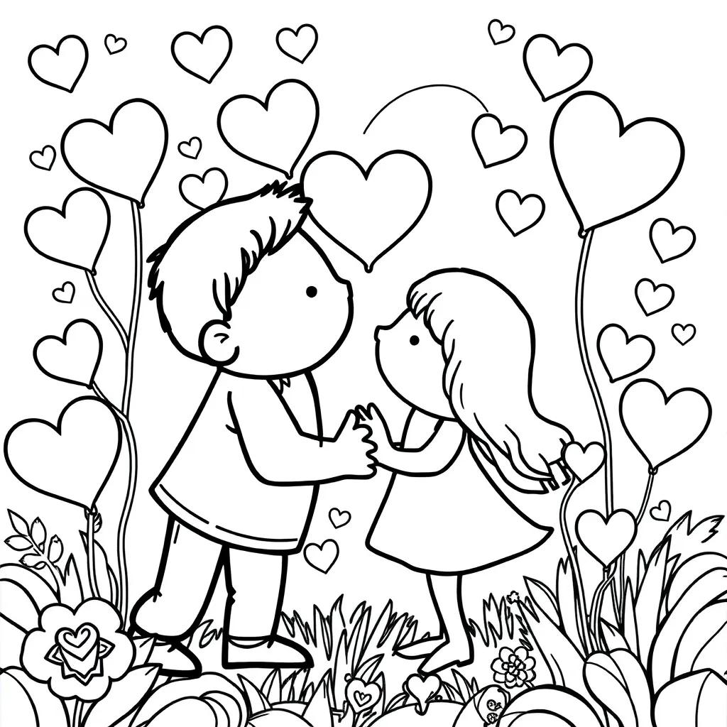 Valentines Day Coloring Pages Free Printable