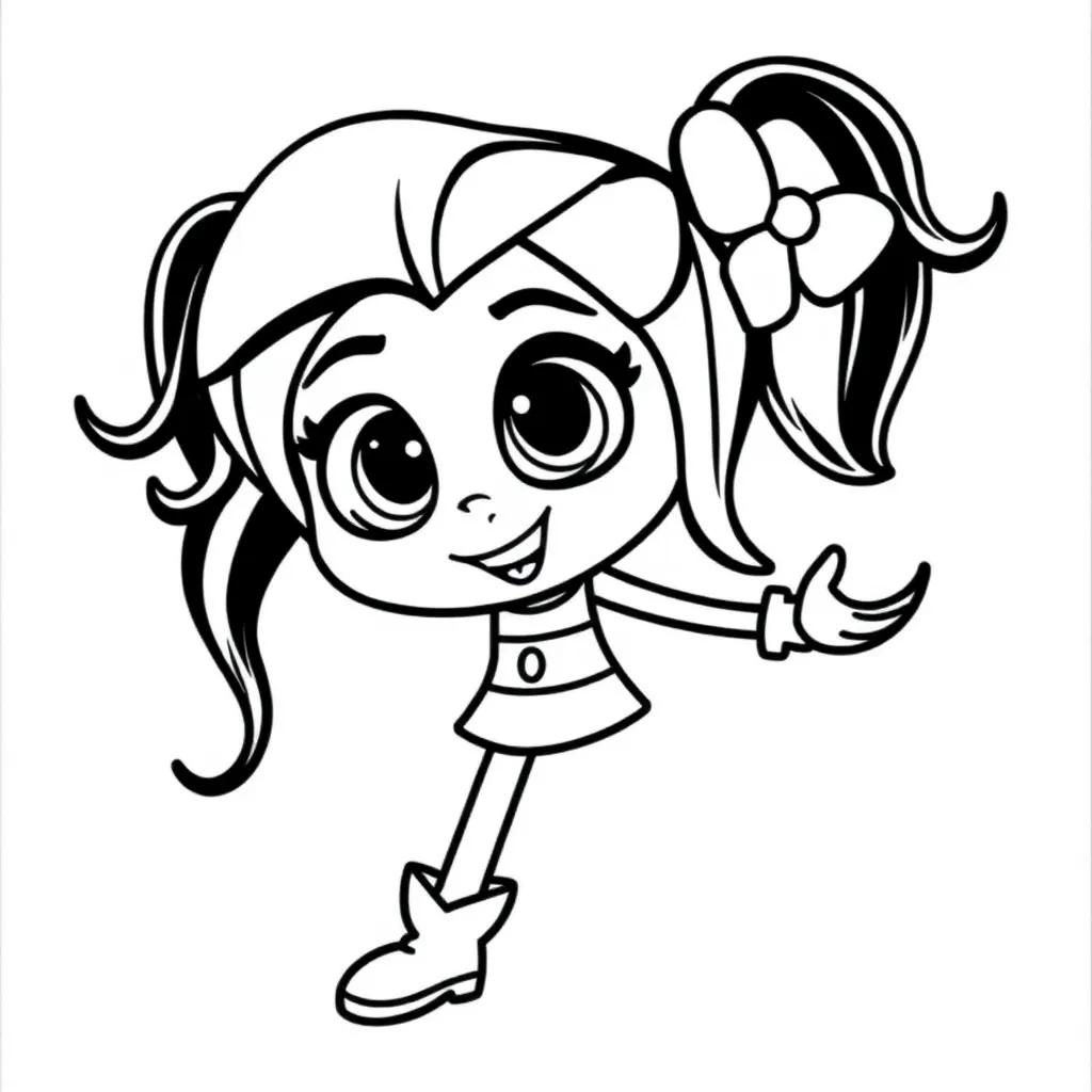 Vanellope Von Schweetz Coloring Page