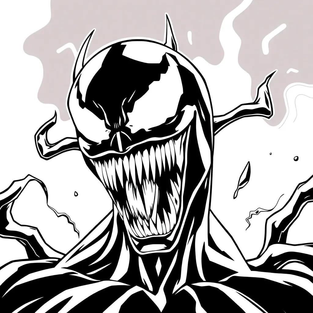 Venom And Carnage Coloring Pages