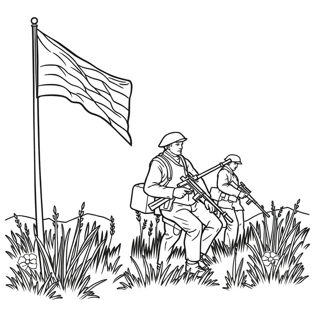 Veterans Day Printable Coloring Pages