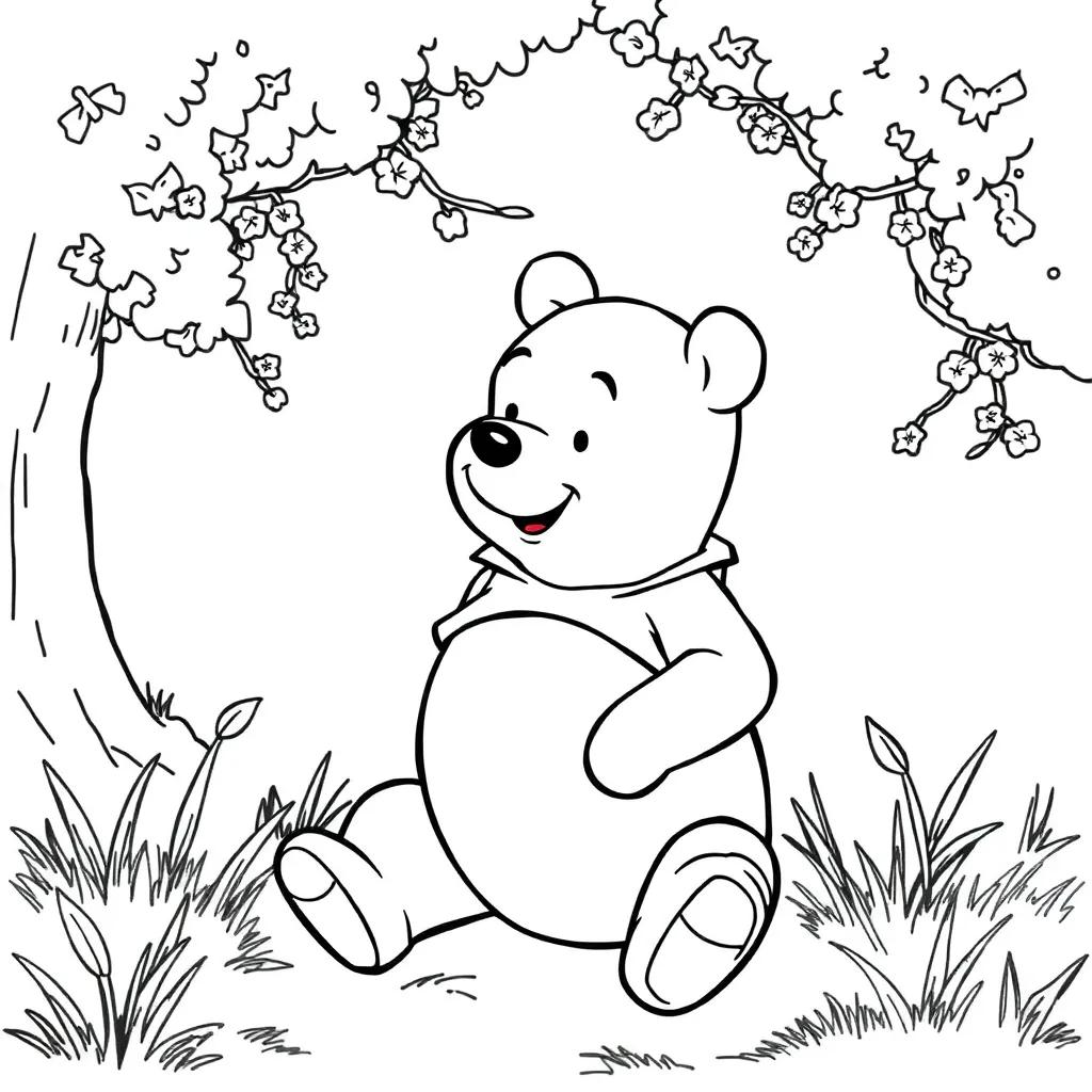 Whinnie The Pooh Coloring Pages