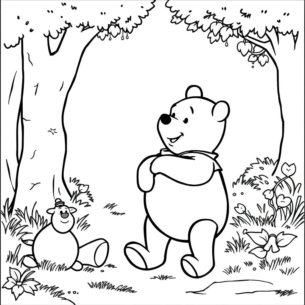 Winnie The Pooh Coloring Pages Free Printable
