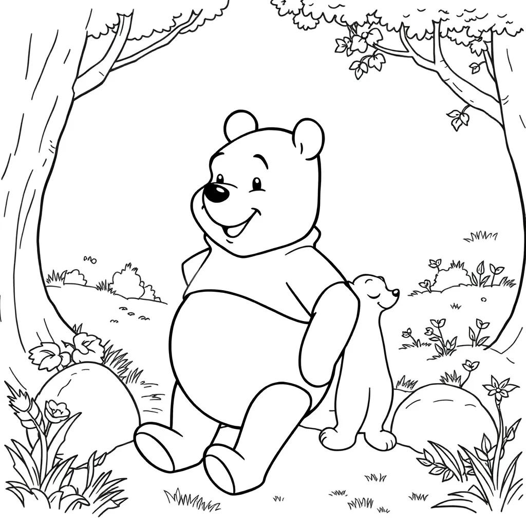 Winnie The Pooh Coloring Book Pages