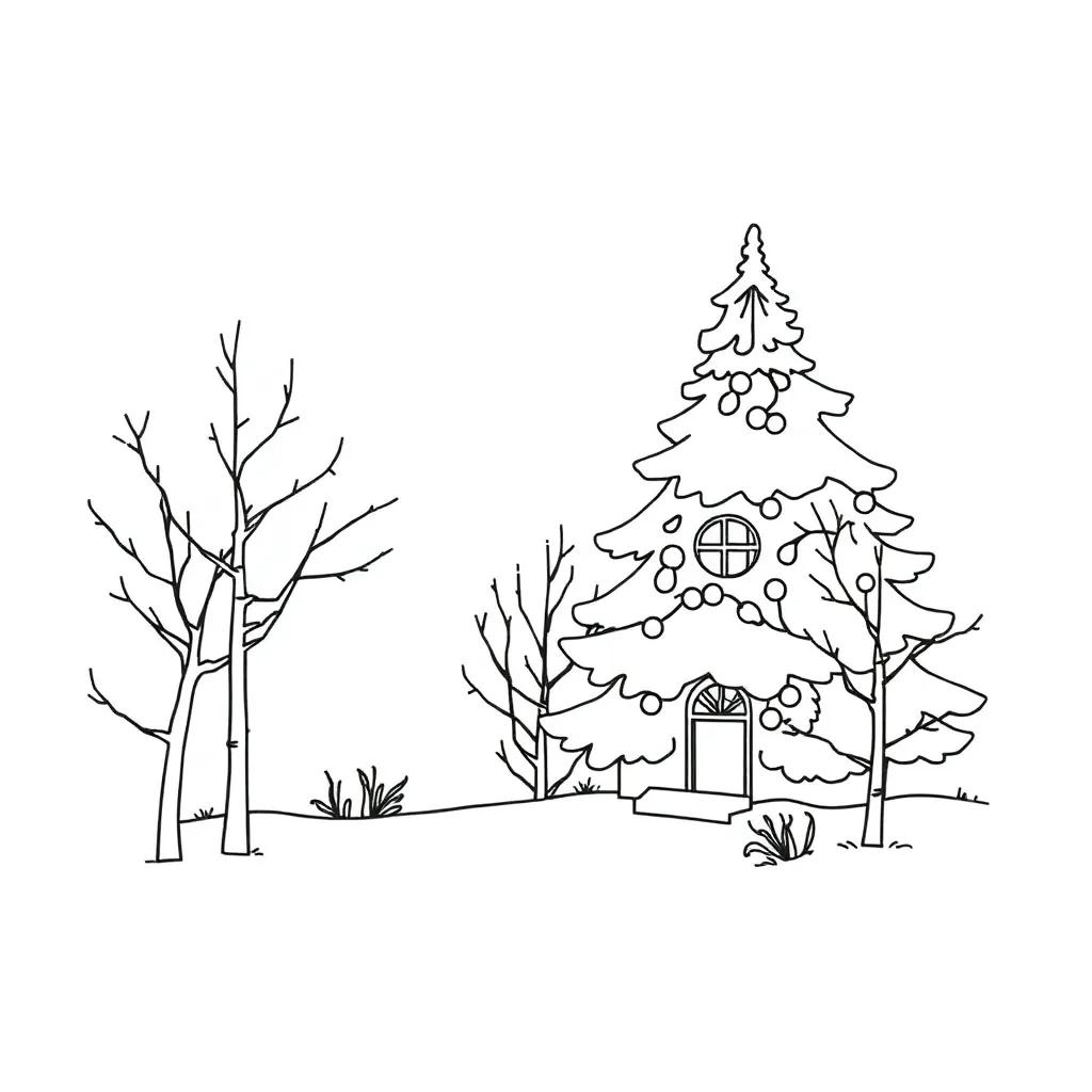 Winter Theme Coloring Pages