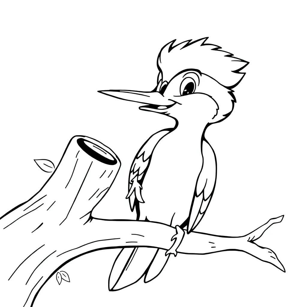 Woody The Woodpecker Coloring Pages