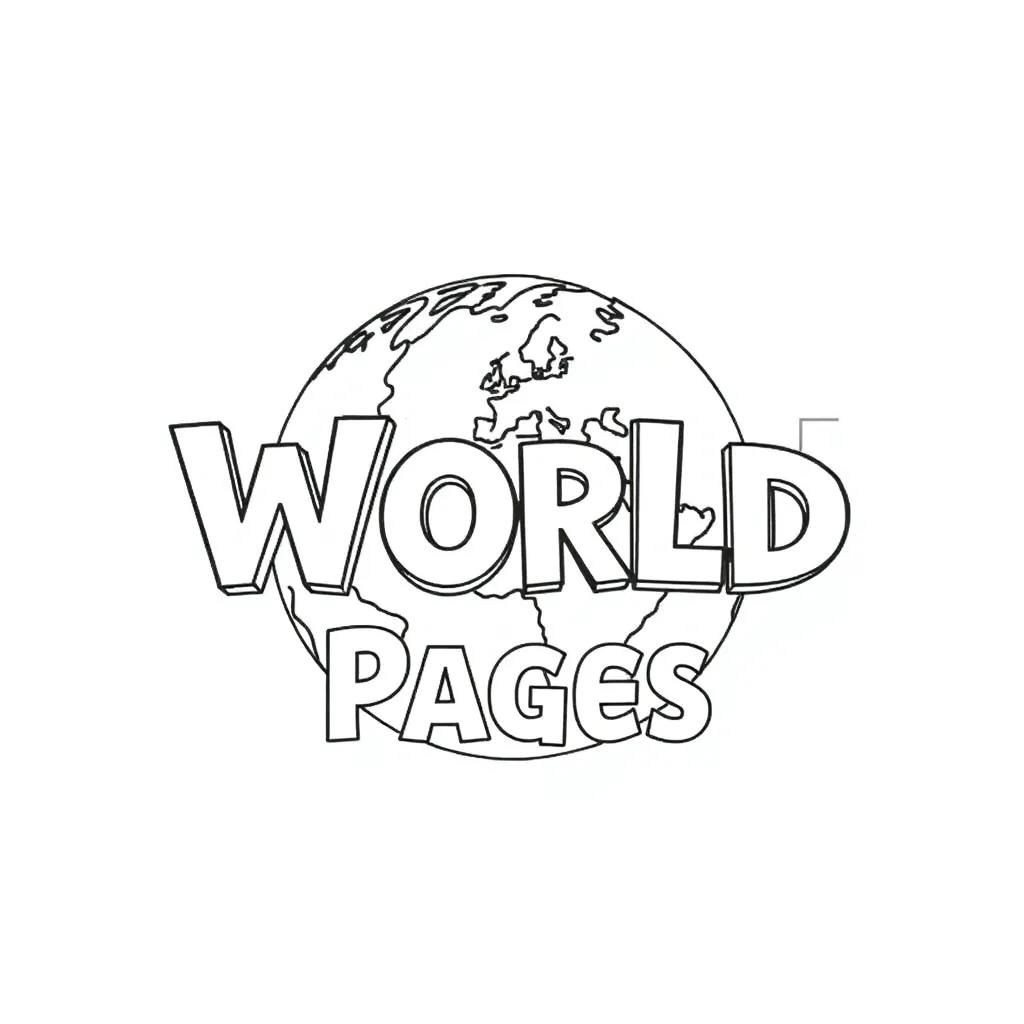 Word World Coloring Pages