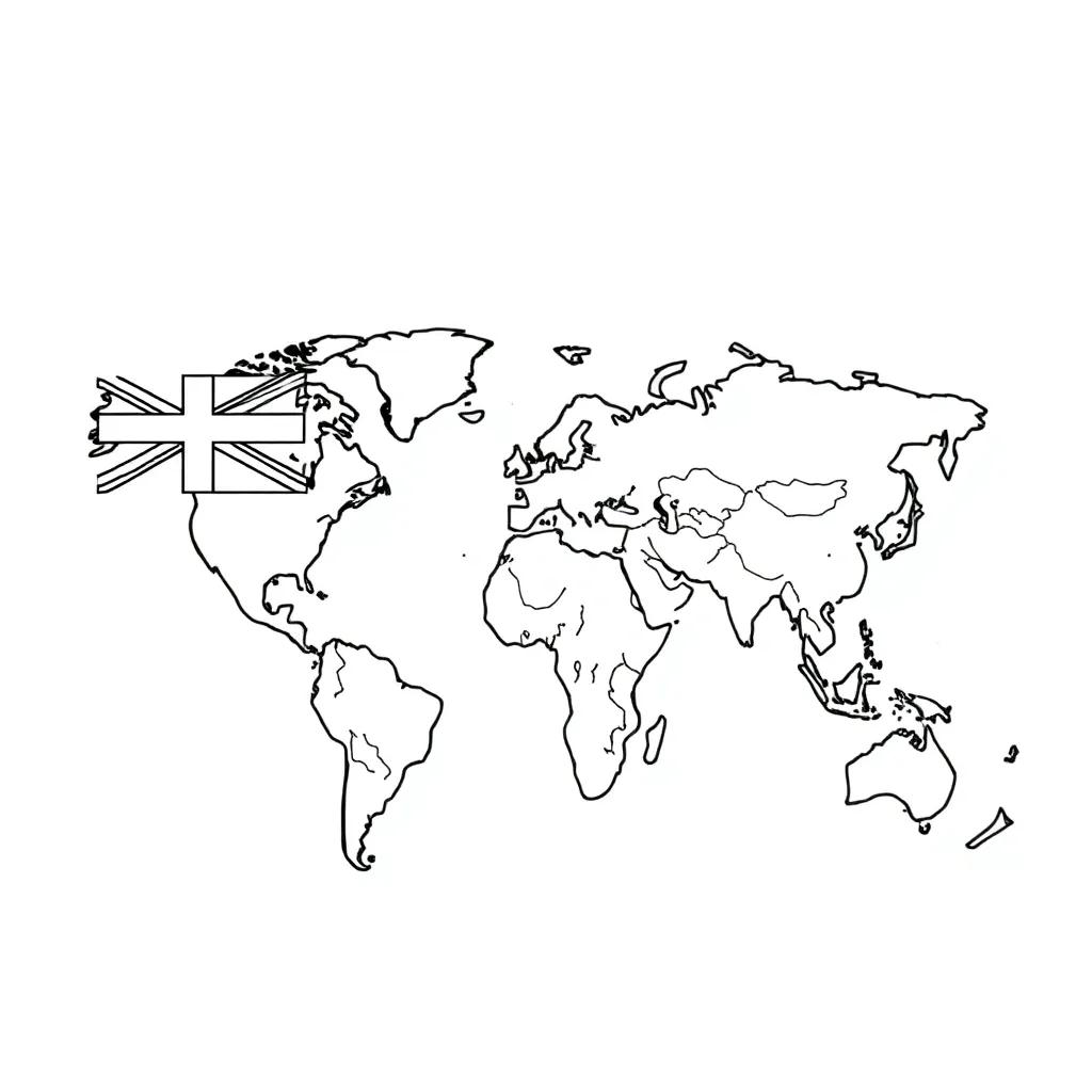 World Flags Coloring Pages