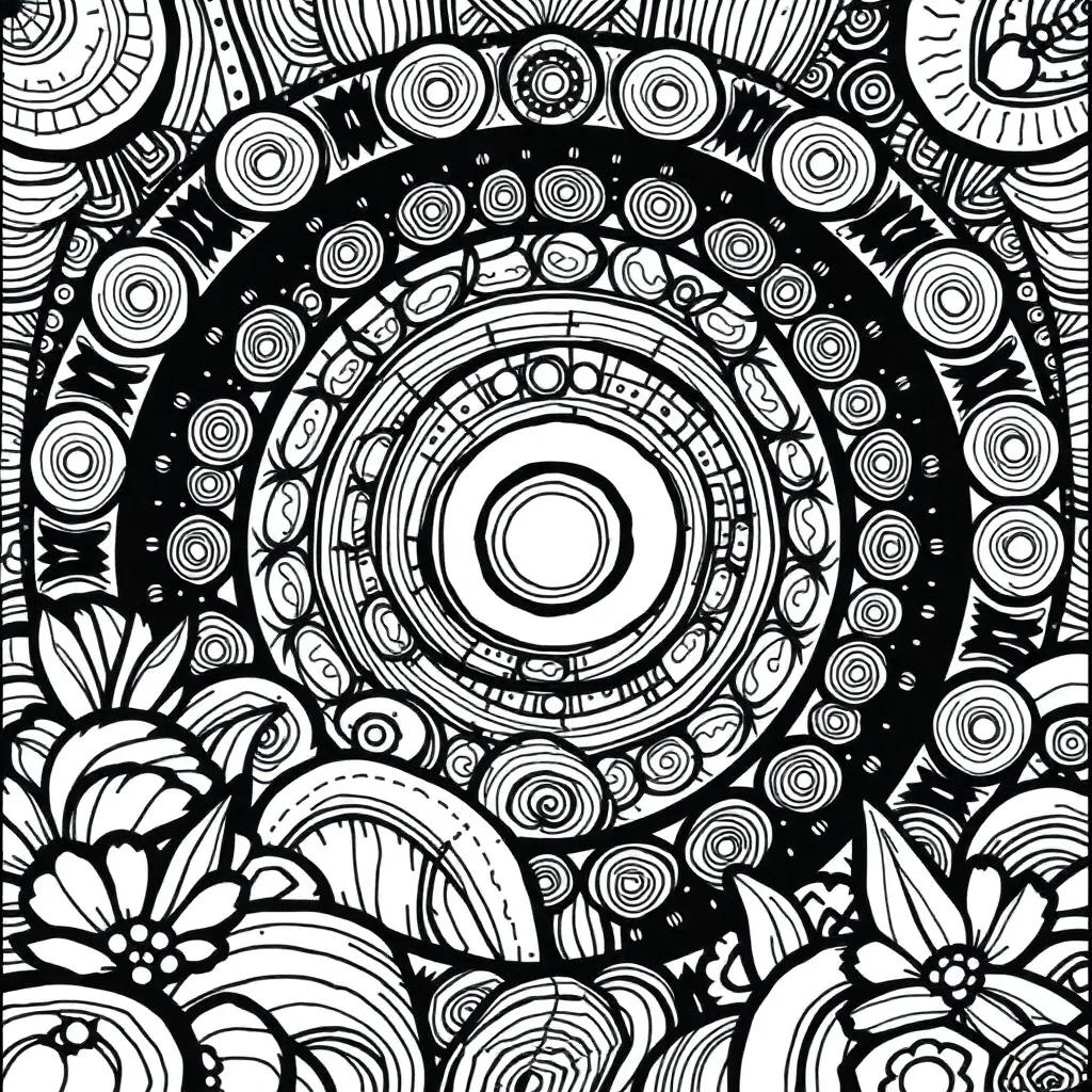 Zen Doodle Coloring Pages