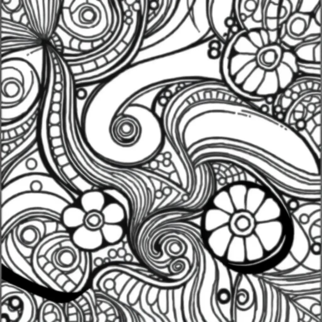 Zentangle Coloring Pages For Adults