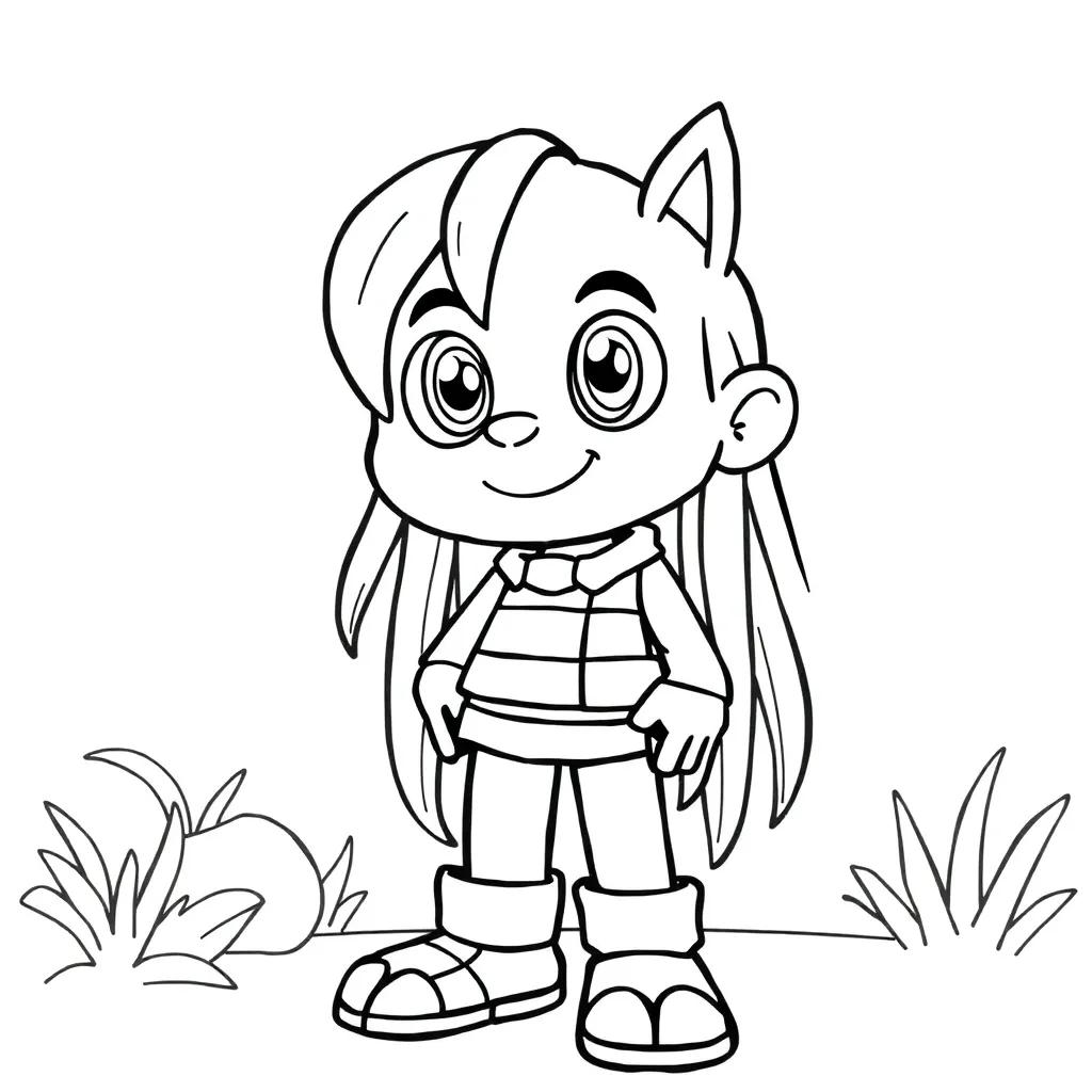 90’s Cartoon Coloring Pages