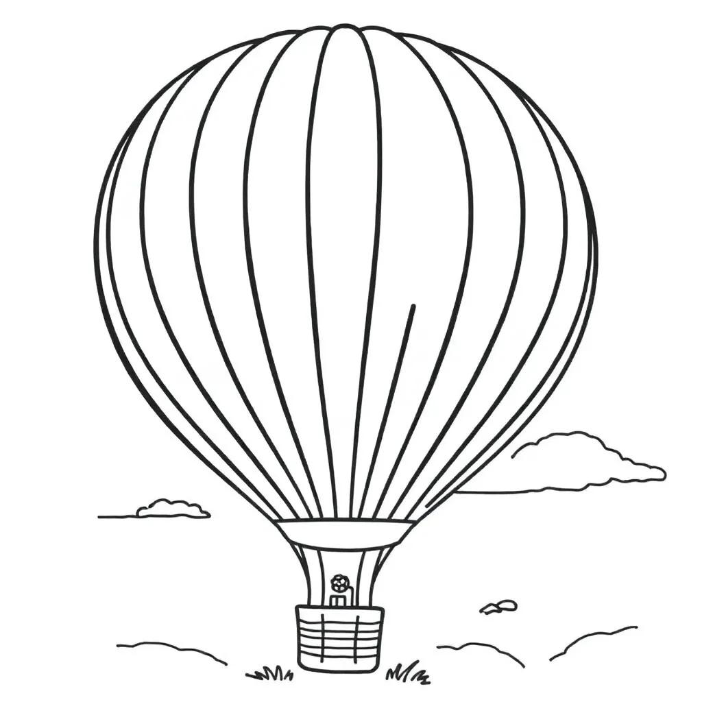 Air Balloon Coloring Pages
