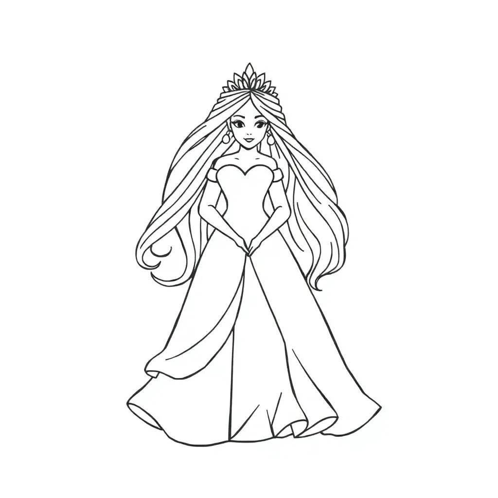All The Princesses Coloring Pages All The Princesses Coloring Pages