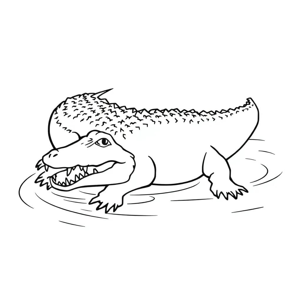 Alligator Coloring Pages Printable Alligator Coloring Pages Printable
