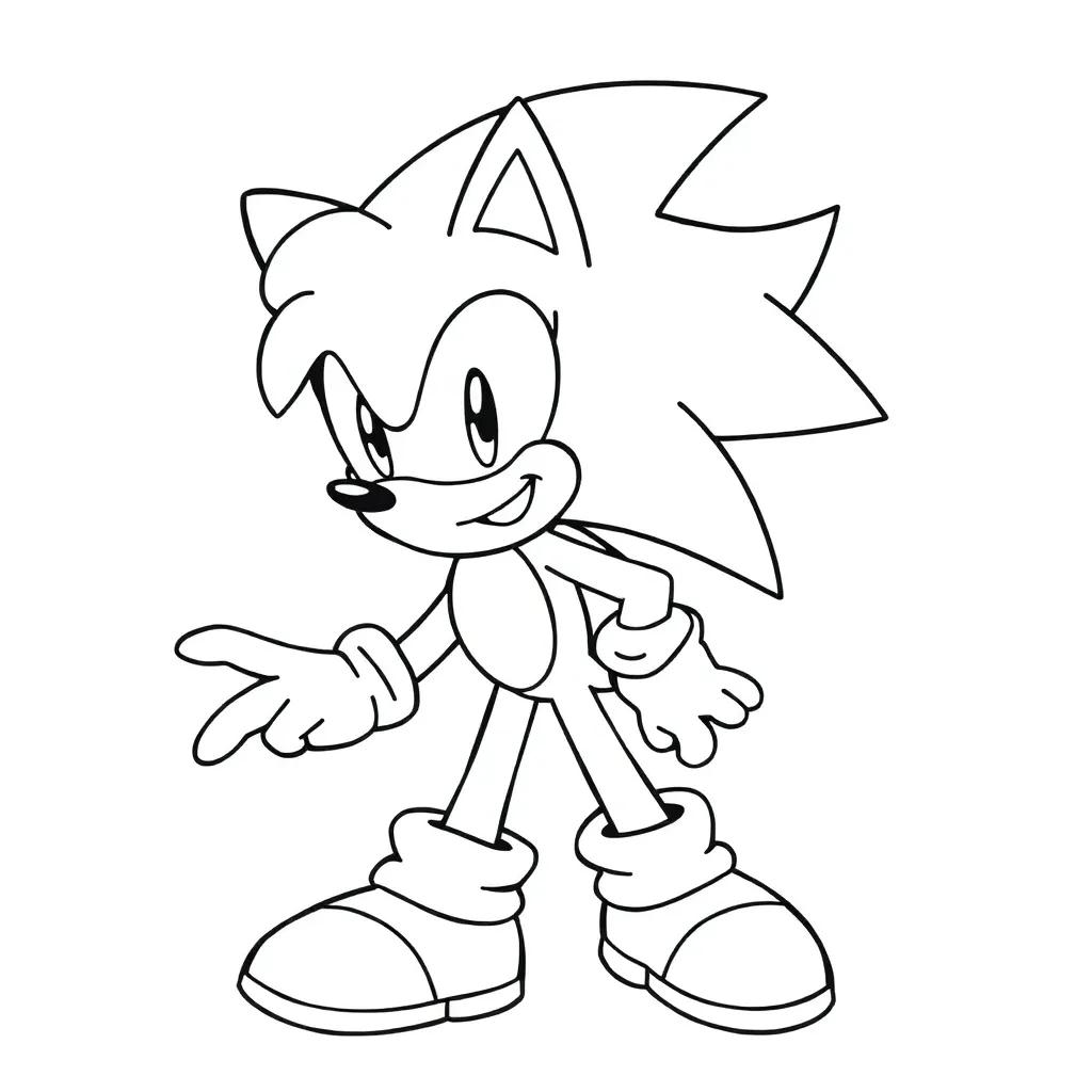 Amy Sonic Color Page
