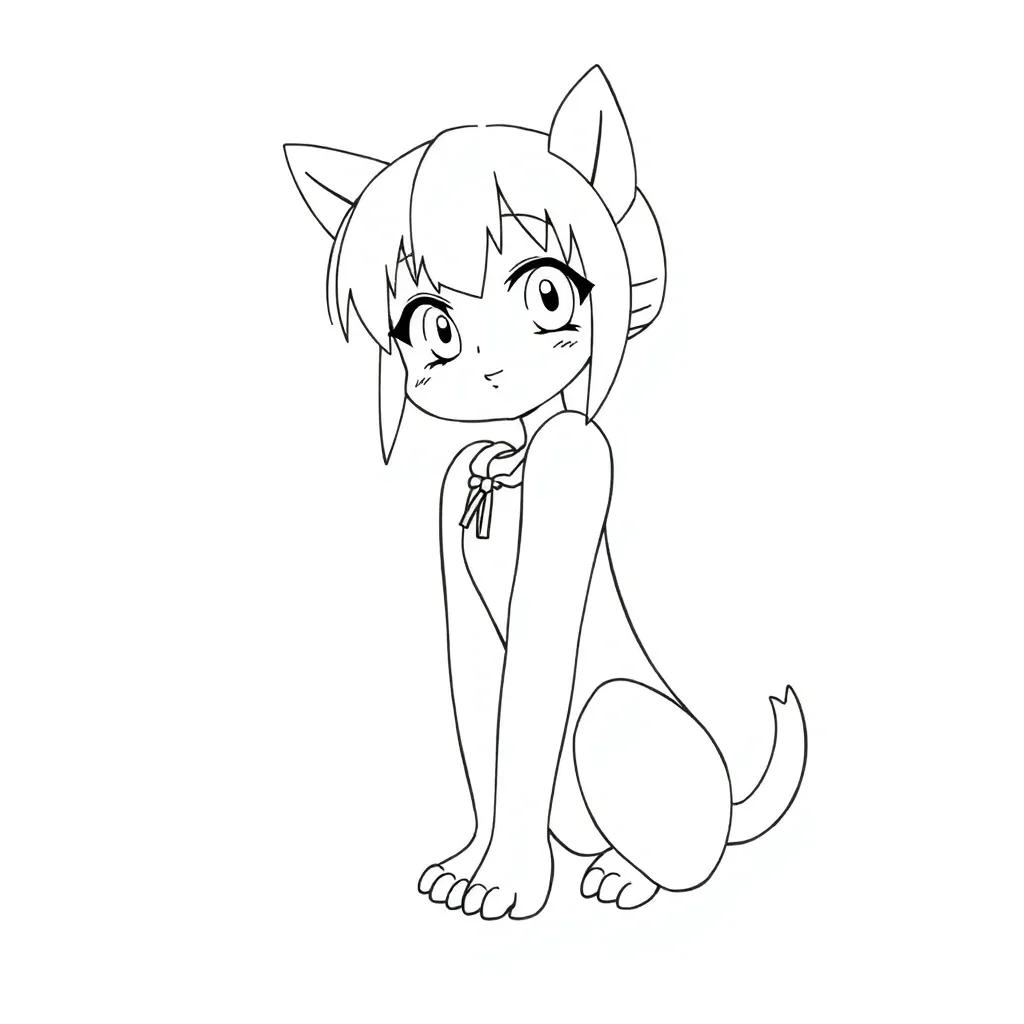 Anime Free Coloring Pages