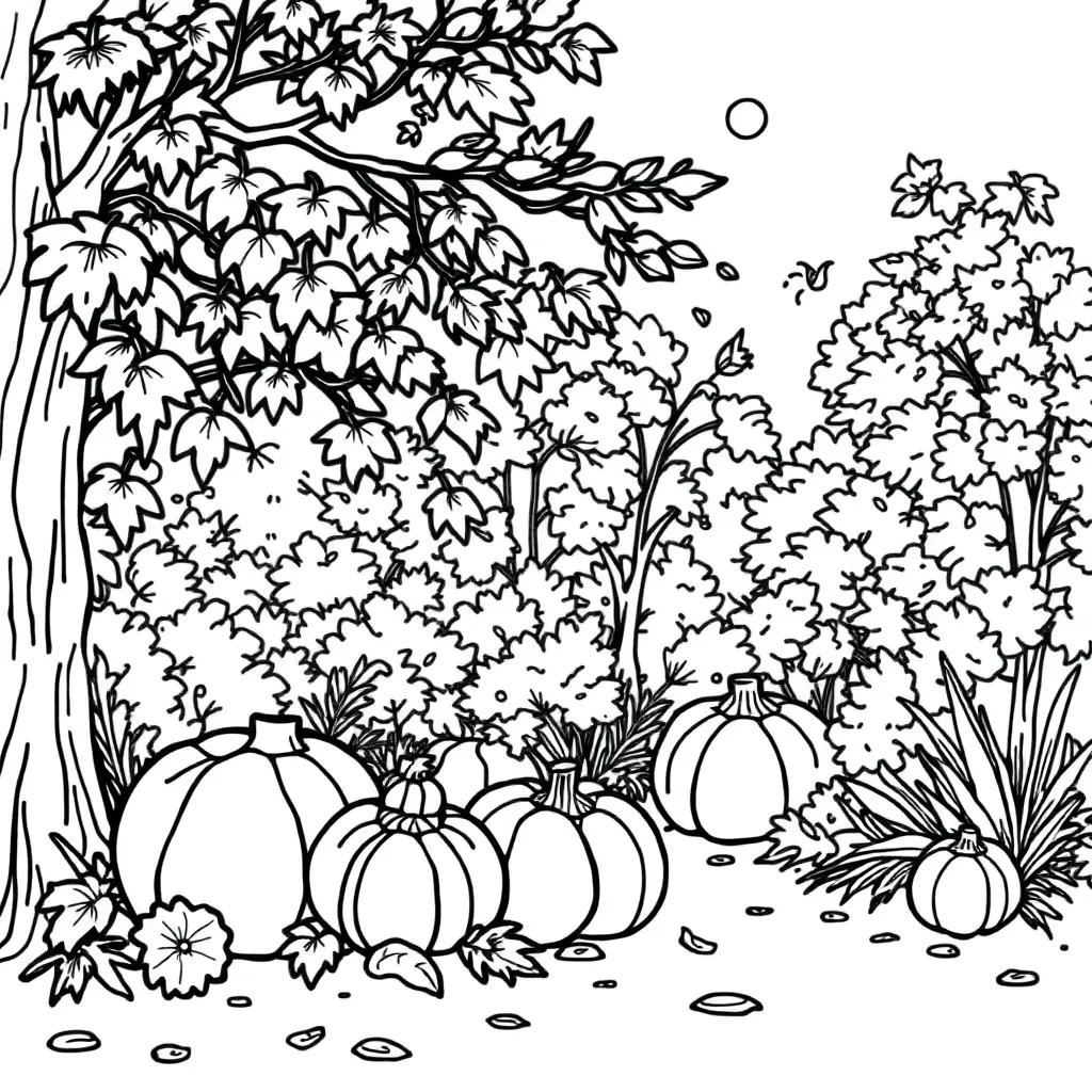Autumn Free Printable Coloring Pages