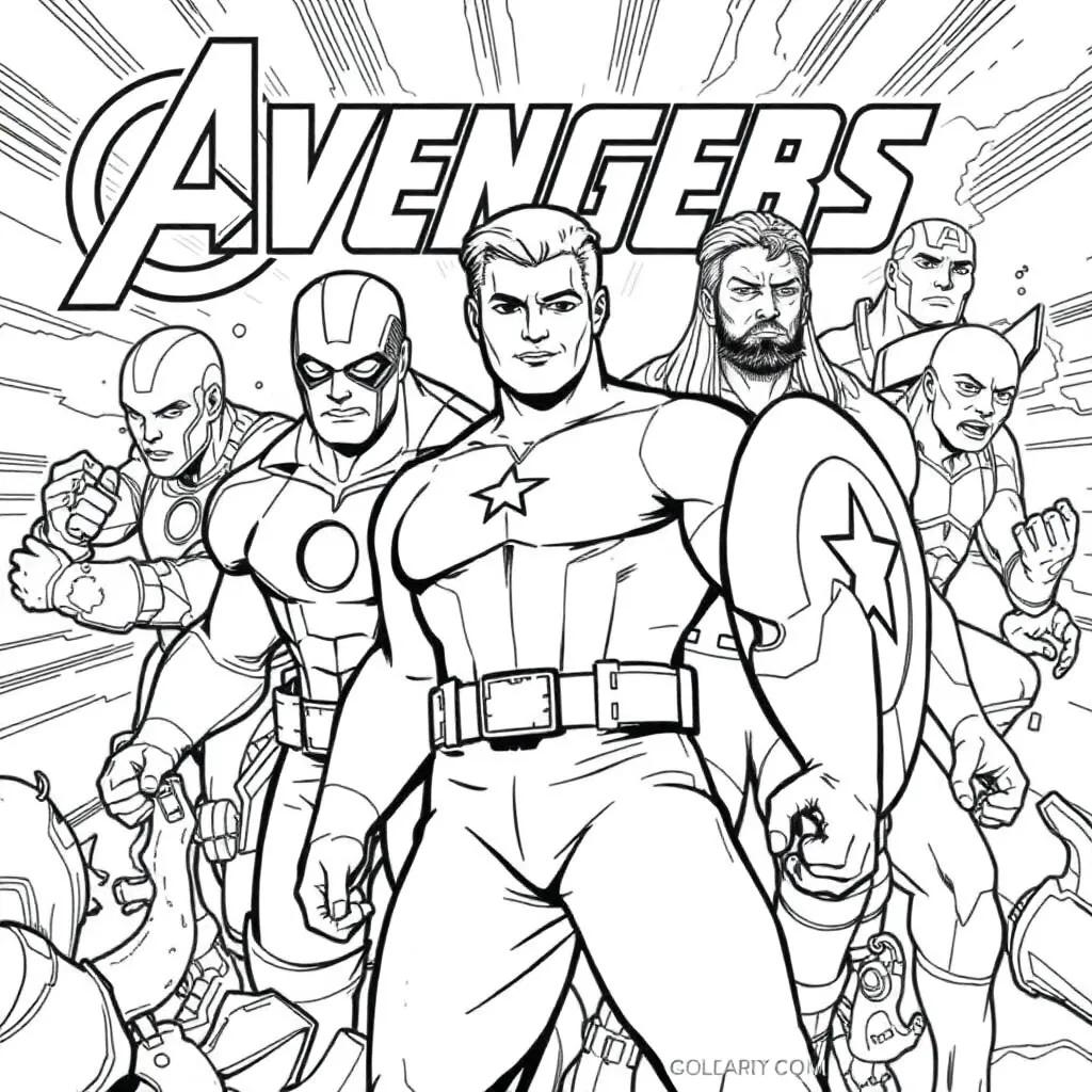 Avengers Coloring Pages Printable