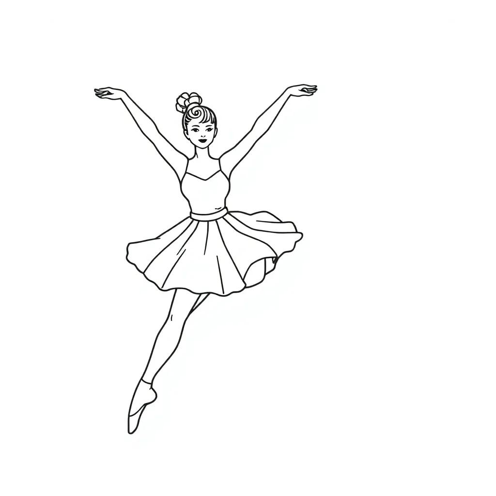 Ballet Coloring Book Pages