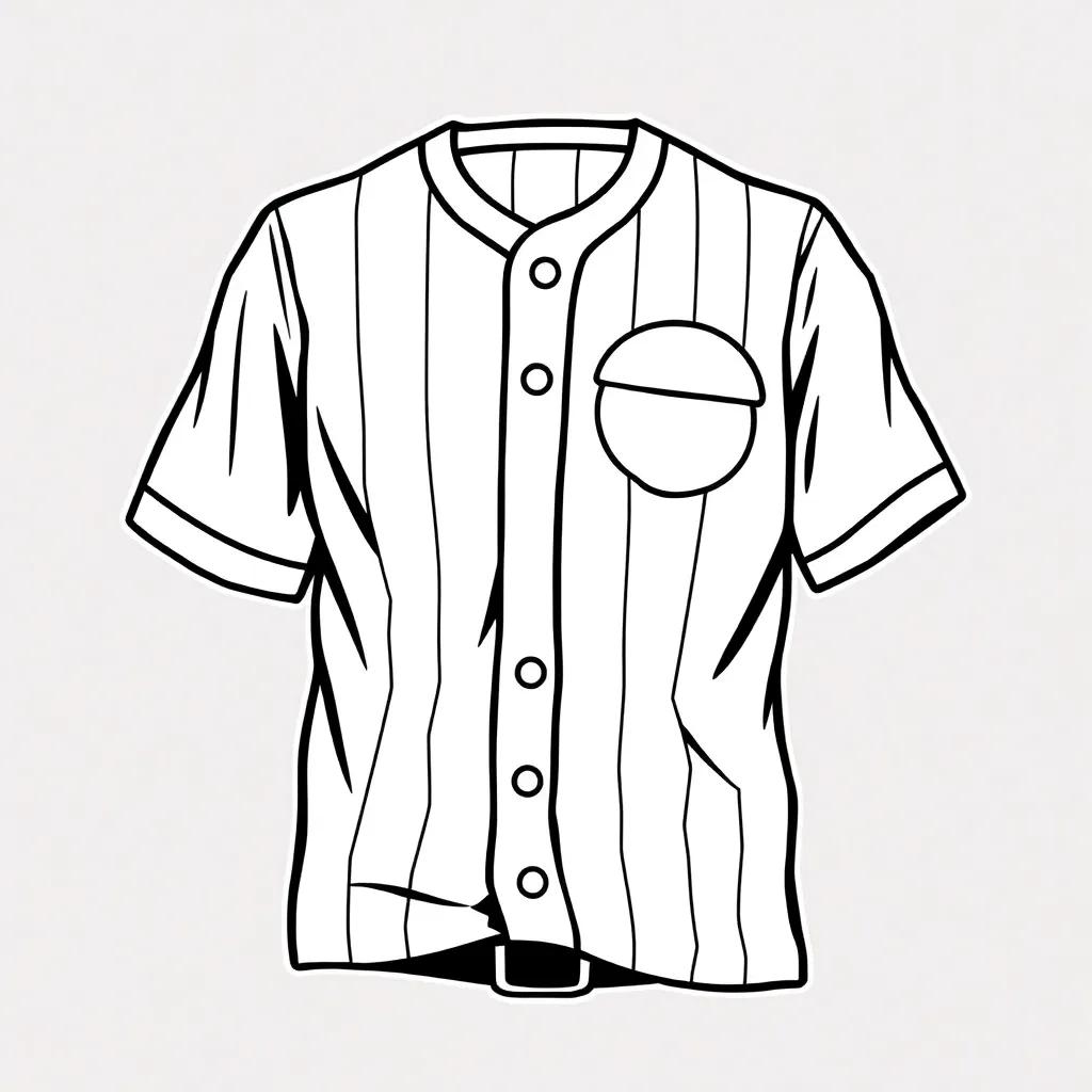 Baseball Jersey Coloring Page Baseball Jersey Coloring Page