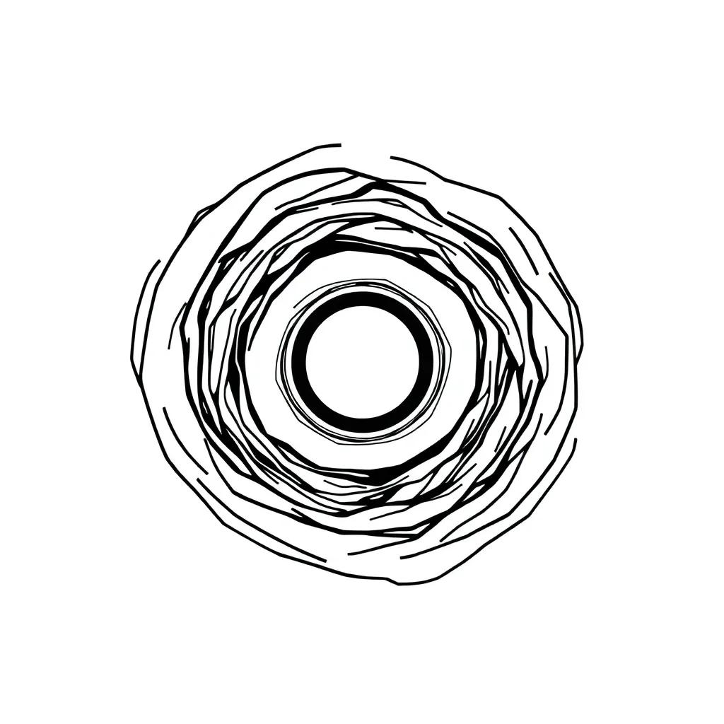 Black Hole Coloring Page