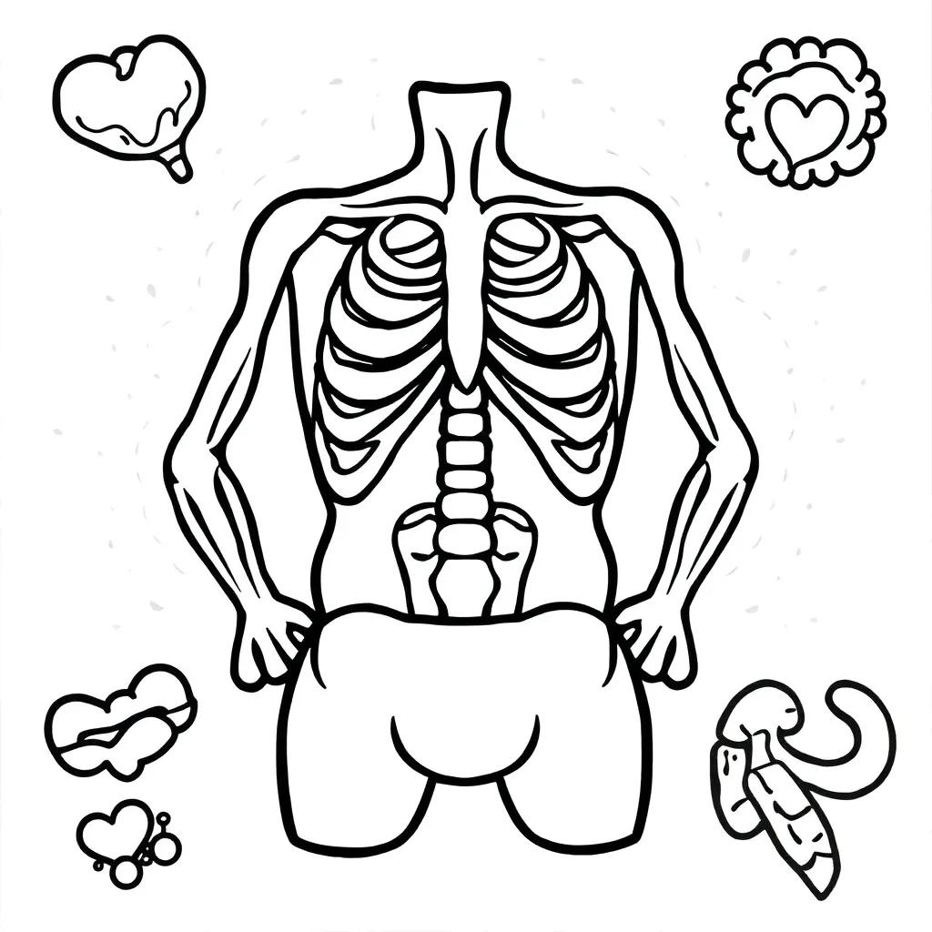 Body Parts Coloring Pages