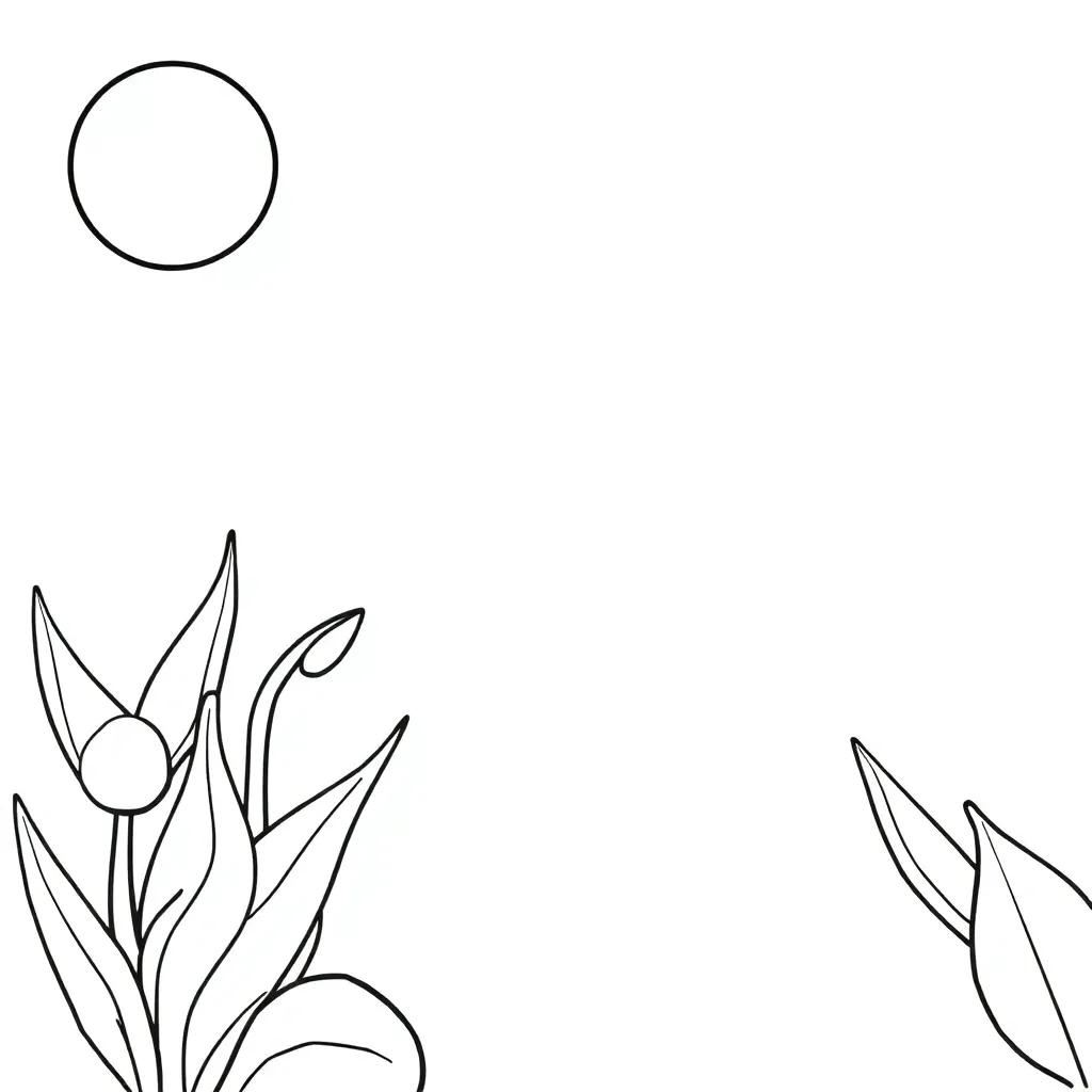 Bold Easy Coloring Pages Free