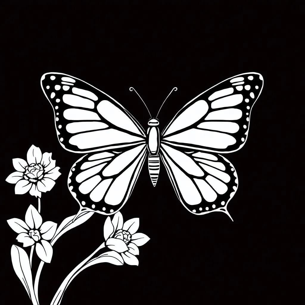 Butterfly Coloring Page Printable Butterfly Coloring Page Printable
