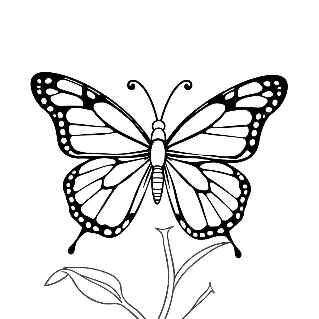Butterfly Coloring Pages For Preschool
