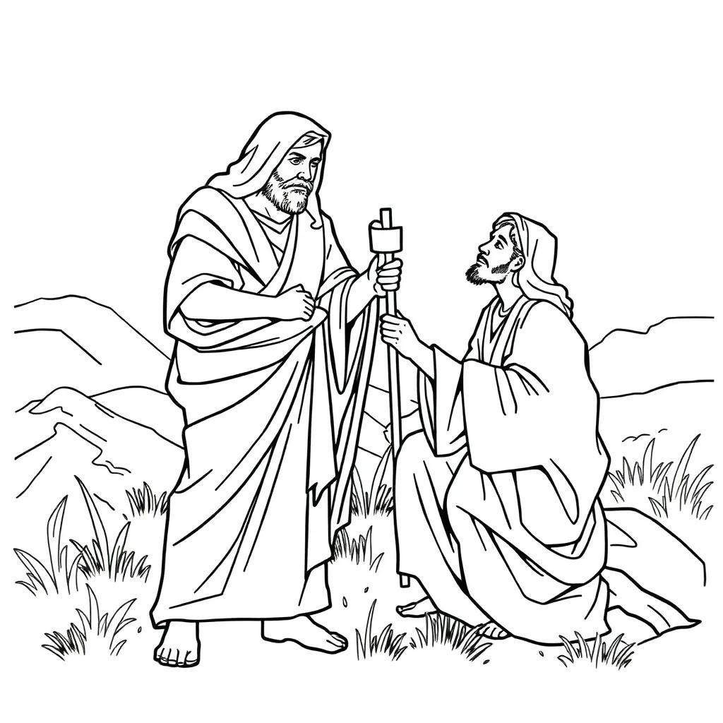 Cain And Abel Coloring Pages